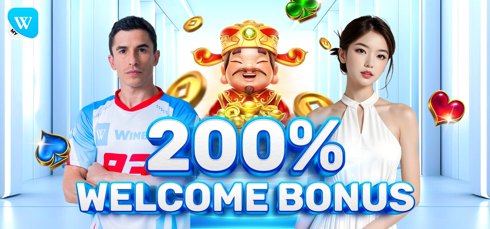 welcome bonus banner